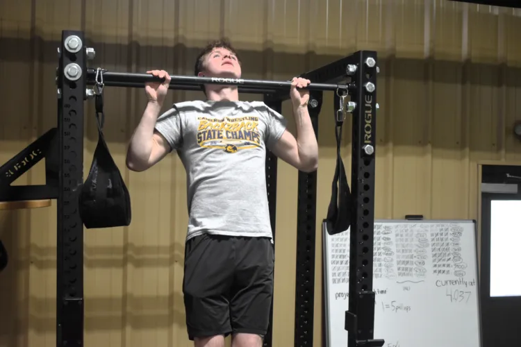 Cameron High Senior's Pullup Totals A Serious Flex